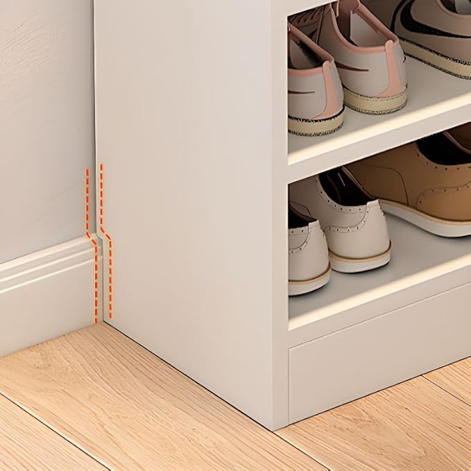 Large Capacity Tall Shoe Shelf Organizer for Closet Entryway Garage Storage Solution