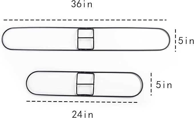 Matthew Cleaning Universal Commercial Clip-on Wire Industries Dust Mop Frame, 36 inch ( Pack of 6) Sold Seperately,Perfect for Floor Cleaning Home/Office/Lobby/Bathroom/Kitchen/Janitor