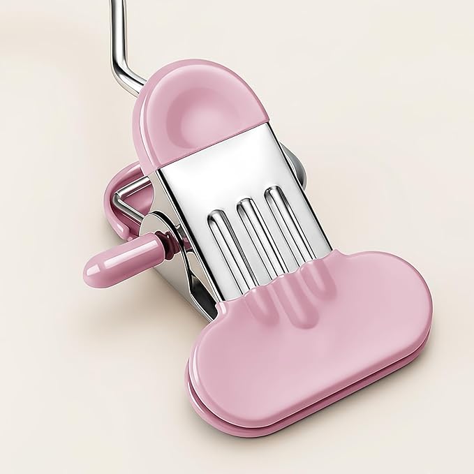 Wider Leggings Hangers for Closet 60 Pack, Metal Pants Hangers with Clips, Non-Slip Skirt Boot Jeans Hanger, Stackable Closet Organizer Space Saving Pink