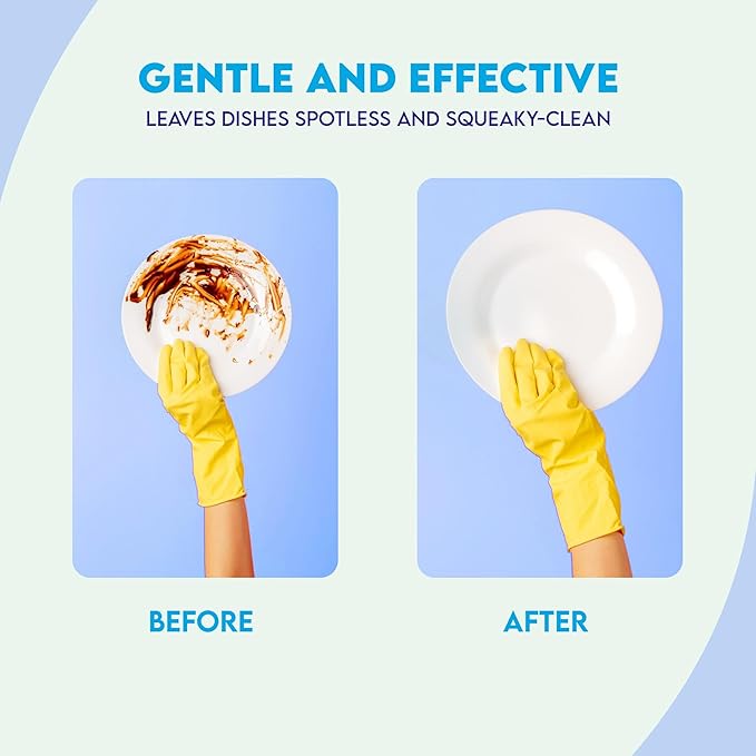 Dishwasher Powder Detergent with Phosphate. The Best Dishwasher Detergent for Spotless Dishes in Hard Water! ALL-IN-ONE (Soak, Wash & Rinse). (Pack of 1)…