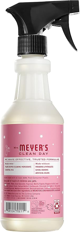 Mrs. MEYER'S Kitchen Set, Dish Soap, Hand Soap, and Multi-Surface Cleaner, 3 CT (Peppermint)