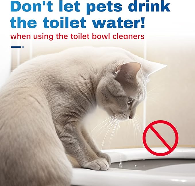 Vacplus Toilet Bowl Cleaner Tablets 20 PACK, Automatic Cleaners with Bleach, Slow-Releasing Toilet Tank Cleaners for Deodorizing & Descaling, Household Toilet Cleaners against Tough Stains