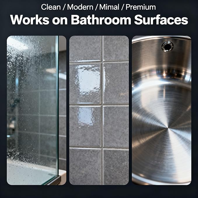 SCUM BUM Hard Water Remover, Shower Cleaner for Shower, Glass, Toilet, Water Pipe, Tub & Sink 500 ml/17.6fl oz