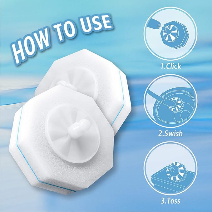 50 Count Toilet Wand Refills Compatible with Clorox Disposable Toilet Brush