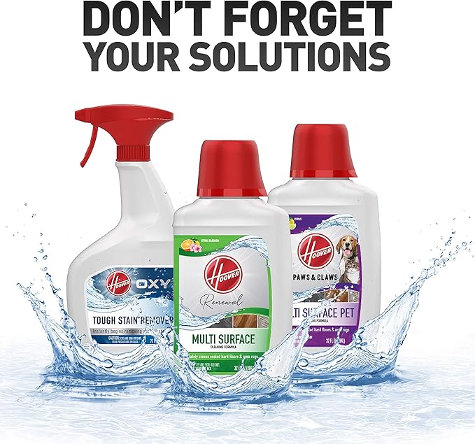 Hoover FloorMate Deluxe Hard Floor Cleaner Machine, Lightweight Cleaning Machine, Floor Scrubber with Spin Scrub Brushes, Wash and Dry Mode, Ideal for Hardwood, Vinyl, Tile, Laminate and More