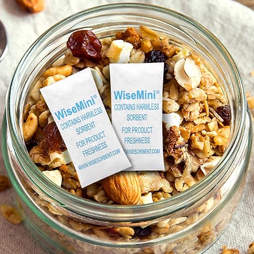 0.25 Gram 600 Pack Silica Gel Packets, Dessicant Packets, Silica Gel Packs, Moisture Absorbers for Food Storage, Food Safe Desiccant Dehumidifiers