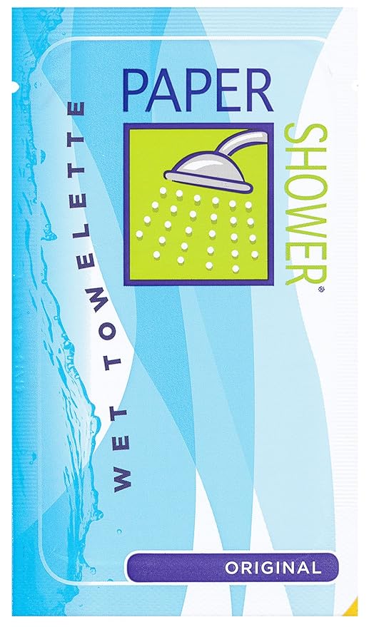 Paper Shower-Original (Wet Towelette Only) 48 Individual Wipes