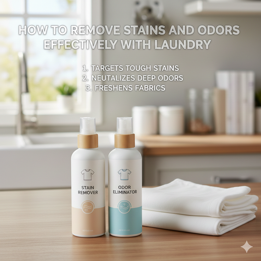 How to Remove Stains and Odors Effectively with Laundry