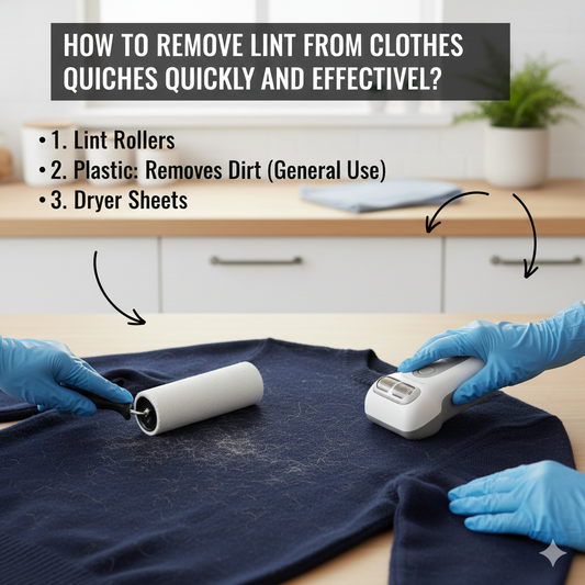 🧺 How to Remove Lint from Clothes Quickly and Effectively