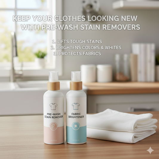 Keep Your Clothes Looking New with Pre-Wash Stain Removers