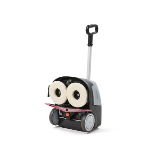 Battery Powered Walk Behind Mini Automatic Floor Scrubber Machine – Compact & Portable, 15” Cleaning Width, 90-Minute Runtime, 170 RPM – Ideal for Small Commercial Spaces, Offices, Retail & More