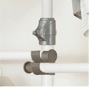 PRINCE HANGER Tension Pole Closet System — No-Renovation Hanging Storage Rack, 4-Tier Expandable Design (PHUS-0033)