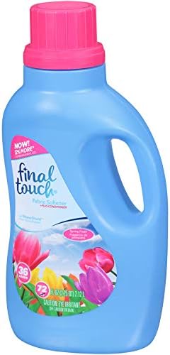 Spring Fresh Liquid Fabric Softener with WeaveShield Fabric Care Technology by Final Touch | Softens & Freshens Laundry | Works in All Standard & HE Washing Machines | 72 oz