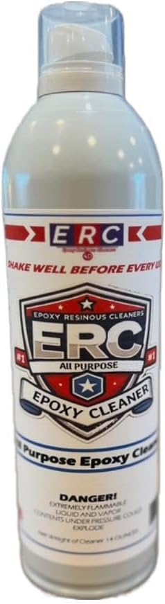 #1 Epoxy Cleaner – All Purpose, 14 oz Air-Powered Spray | Non-Aerosol Pre-Diluted Cleaner for Epoxy Floors, Resinous Surfaces & Sealed Concrete | Trusted by Professionals