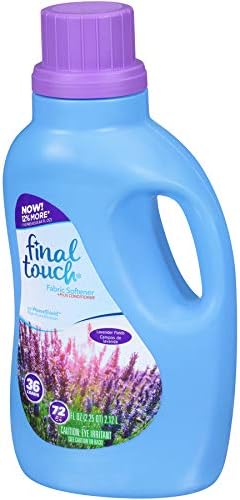Lavender Liquid Fabric Softener with WeaveShield Fabric Care Technology by Final Touch | Softens & Freshens Laundry | Works in All Standard & HE Washing Machines | 72 oz