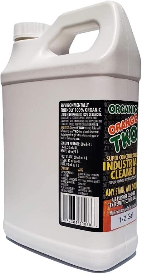 Stain remover, Floor cleaner, Degreaser, Glass cleaner, Multi Purpose Citrus Cleaner, Deodorizer, Stain Remover, Pet Safe, Non Toxic (64oz)