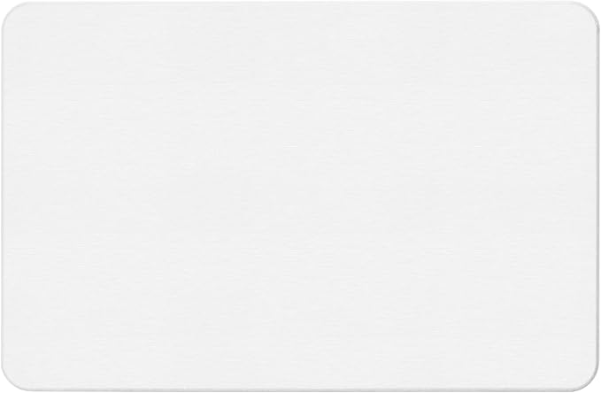 Diatomite Stone Bath Mat, Premium Non-Slip Natural Diatomaceous Earth Bathtub Fast Drying Mats for Bathroom Floor (23.6" x 15.4" White)