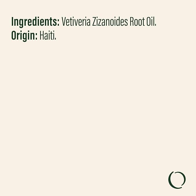 LIVEDROPS 24/7 Balanced Vetiver Essential Oil, Natural Vegan Aromatherapy for Diffuser or Diluted Skin Use, Earthy Woody Scent, Origin Haiti, Made in USA, Clinically Tested, 10ml