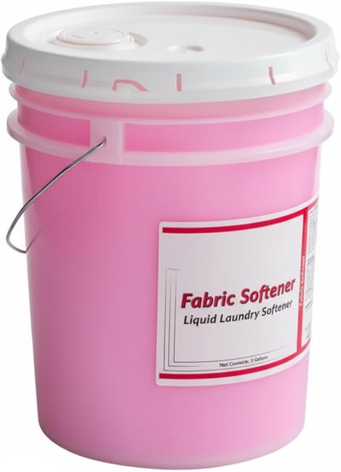 Concentrated Fabric Softener, 5 Gallon, 640 oz, Liquid, Fresh Scent, for Home and Commercial Laundry