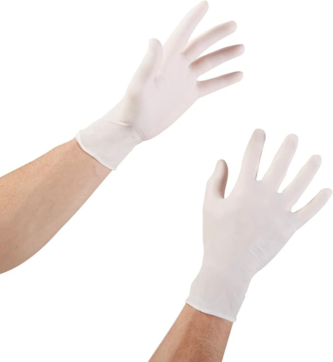 McKesson Confiderm Disposable Latex Exam Glove Standard Cuff Length