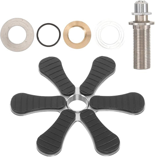 BESTOYARD Automatic Cup Washer for Sink Bar Glass Rinser Kitchen Mug Cleaner with Multi-Angle Spray Head and Easy Press Operation 4.52X4.52X3.14In