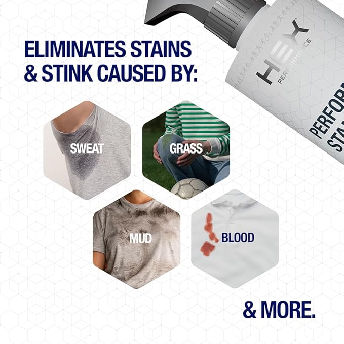 HEX Performance Stain & Stink Remover, Unscented, 44oz (Pack of 2) - Designed for Activewear, Eco-friendly