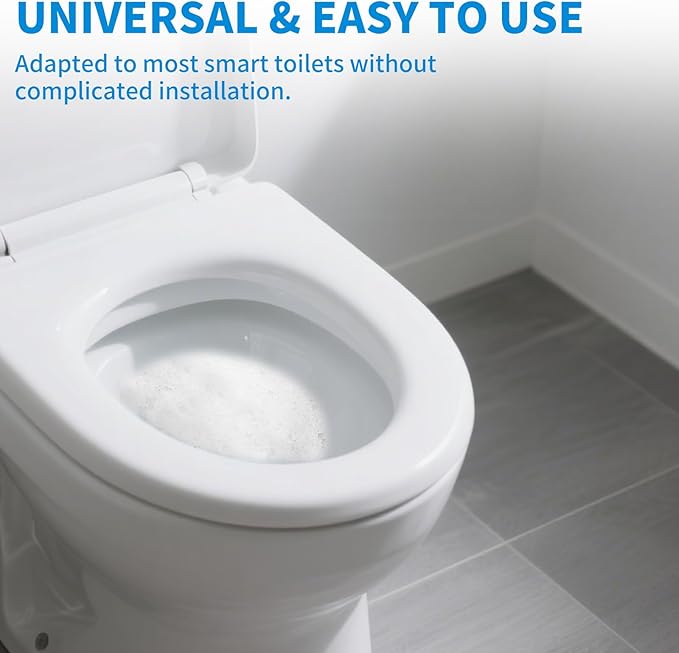 MAMADOU Toilet Cleaner Tablets Foaming Agent Splashproof Foam Sheild for Smart Toilet Deodorizing Stain-Resistant Special Cleaning Bowl For Fresh Comfortable Bathroom Environment 12pcs