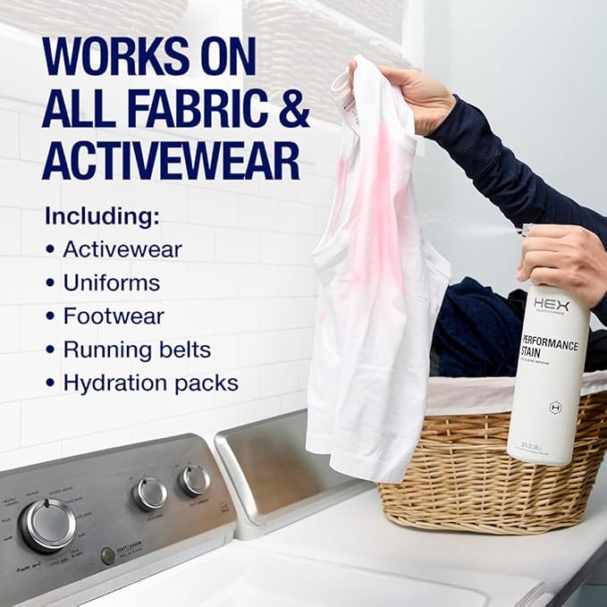 HEX Performance Stain & Stink Remover, Unscented, 44oz (Pack of 2) - Designed for Activewear, Eco-friendly