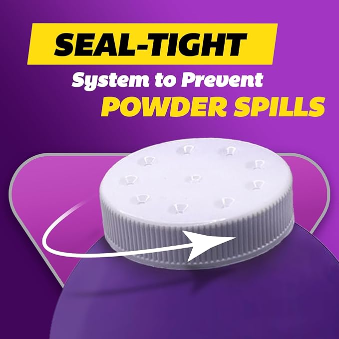 SILKA Odor Fighting Foot Powder & Shoe Deodorizer with Corn Starch Powder, Talc & Cooling Beads for Lasting Freshness, Absorbs Sweat & Excess Moisture, 6 Oz (PACK OF 2)