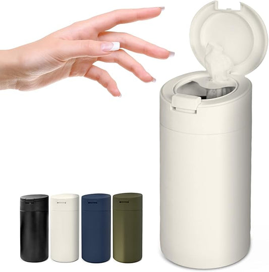 Extra Large Refillable Wet Wipes Dispenser (Cream) | Fits Clorox, Lysol, Bleach, Sanitizing Wipes | Durable Reusable Wipes Holder for Kitchen, Bathroom, Office, School | Gosnold Home & Garden