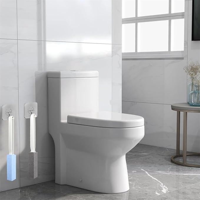 Pumice Stone 6 Packs Long Handle Toilet Bowl Cleaner Eco Friendly Toilet Stain Remover Scouring Sticks for Kitchen Bath Pool Grills Cleaning