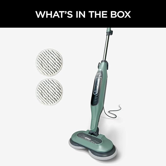 Shark S7000AMZ Steam & Scrub All-in-One Scrubbing and Sanitizing Hard Floor Steam Mop, Pure Water (Renewed)