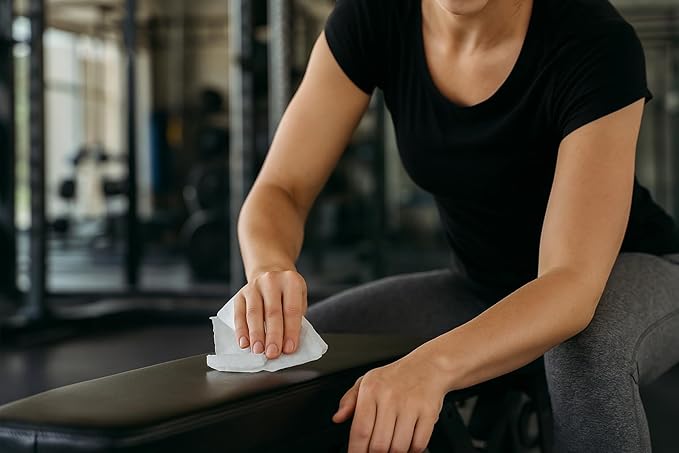 Zogics Antibacterial Wipes – Disinfecting Wipes for Sanitizing and Cleaning Surfaces and Equipment, EPA Registered Antibacterial Cleaning Wipes (3,200 Count – 4 Rolls of 800 Wipes)