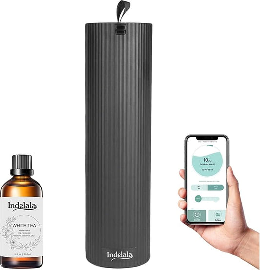 Scent Diffuser Starter Kit - Aroma Waterless Essential Oil Diffuser for Home, Air Diffuser for Large Room, 3200 Sq.Ft Coverage Scent Air Machine, Contains A 3.5 OZ Hotel Scent Essential Oil