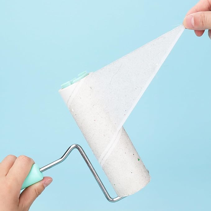 6.3 inch Lint Roller Refills Only for Metkix Bomda Fedicelly Large Lint Rollers for Pet Hair Extra Sticky 60 Sheets per Refill Pack of 5 Rolls 300 Sheets Total