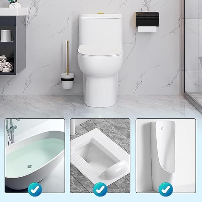 Powerful Toilet Bowl Cleaner – Rapid Stain Remover, Eliminates Limescale & Odors, Fresh Mint Scent, Eco-Friendly Formula, Safe for Pipes & Septic Tanks (4)