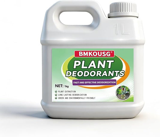 Strength Odor Eliminator Concentrate - 1 KG Outdoor Trash Can Deodorizer & Liquid Odor Remover (Pet Safety) Trash Can Odor Eliminator - Safety & Fast-Acting Deodorizer to Eliminate Odors