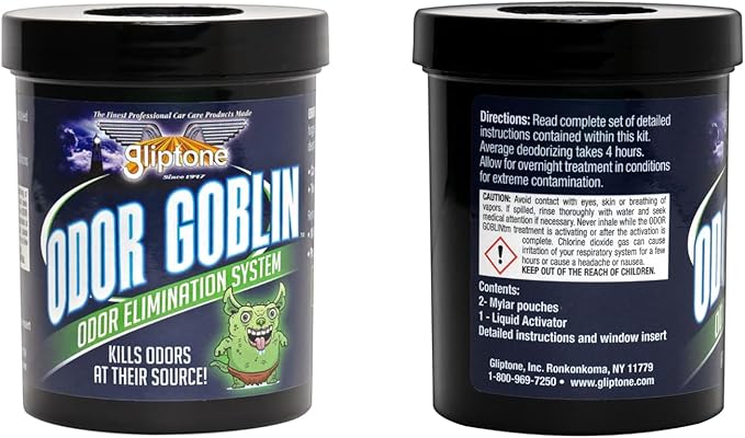 Gliptone Odor Goblin Chlorine Dioxide Fogger Odor Elimination System for Cars, Buses, Marine/RV, Trucks, SUV