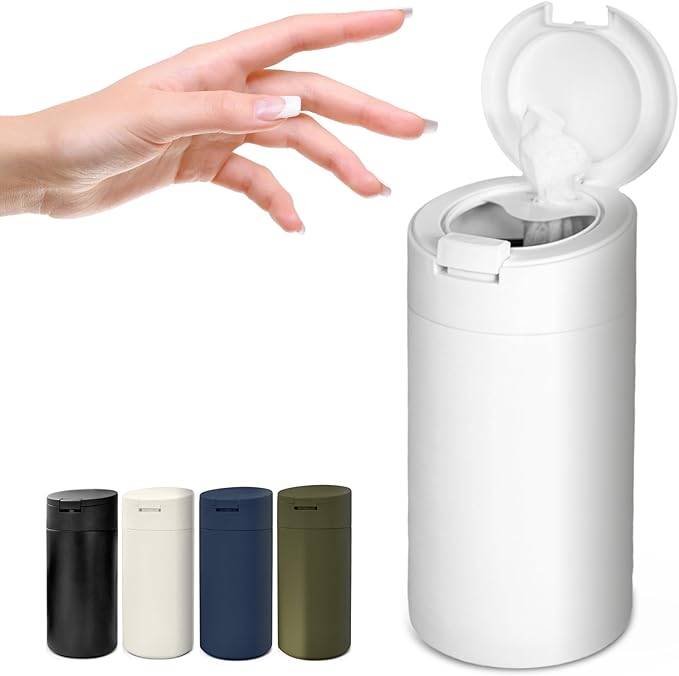 Extra Large Refillable Disinfecting Wet Wipes Dispenser (White) | Fits Clorox, Lysol, Bleach, Sanitizing Wipes | Durable Reusable Wipes Holder for Kitchen, Bathroom, Office | Gosnold Home & Garden