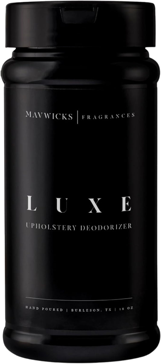 Fragrances - Upholstery Deodorizer (Luxe) 16 Oz - Rug, Couch & Carpet Deodorizer - Vacuuming Powder, Pet Safe Carpet Freshener Powder - Odor Eliminator for Home