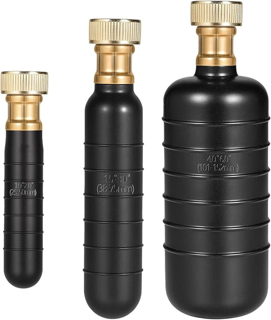 3 Pcs Drain Cleaning Bladder Kit, Drain Bladder For 1 To 6 IN Water Pipes, Drain Bladderfor Unclogging Bathroom Drains, Pools, Kitchen Sinks, Main Drains And Outdoor Sewers(Working Pressure 40-80psi)