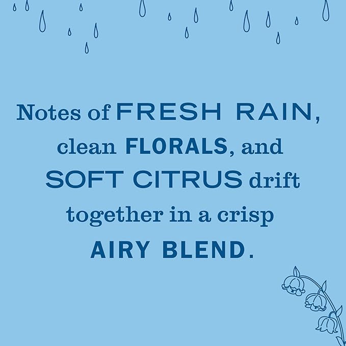 MRS. MEYER'S CLEAN DAY Premium Scented Oil Diffuser Kit, Rain Water, 1 warmer and .67 fl oz refill