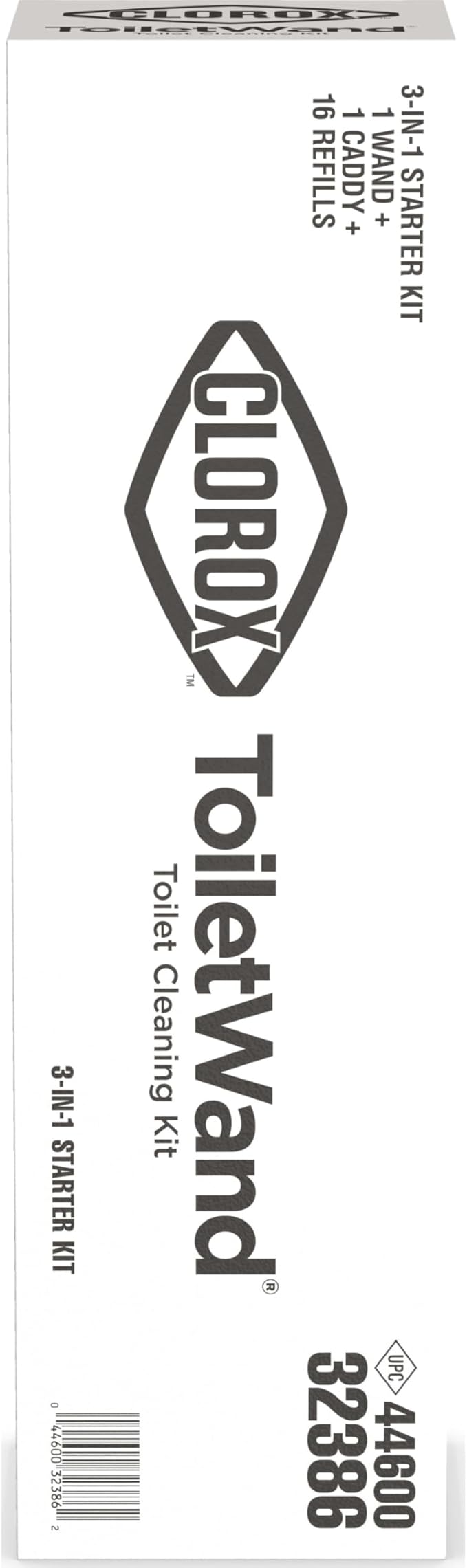 CLOROX ToiletWand Toilet Bowl Cleaner- Toilet Brush, Storage Caddy and 16 Disinfecting Refill Heads (Pack of 6)