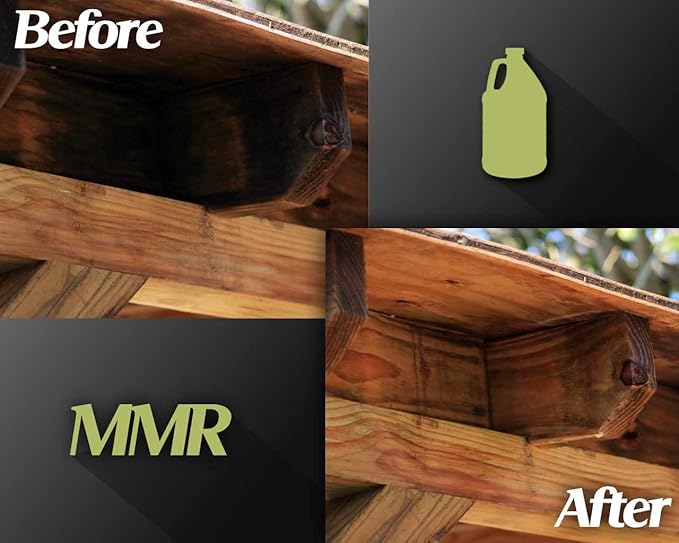 Bad Axe MMR Instant Mold Stain and Mildew Stain Remover - Professional Strength, Contractor Grade Cleaning Solution, Professional Quality Formula, Odor Removal, (1) Gallon & (1) 32oz