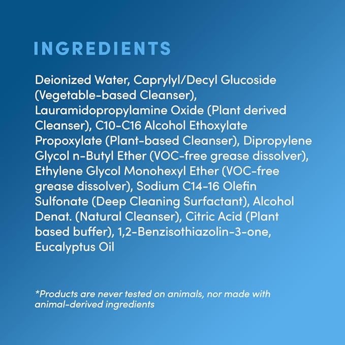 Clean Revolution Dish Spray, Powerful Formula Cuts Through Grease, Compatible with Dawn Powerwash Sprayers and Foamers, Fragrance Free, 18 Fl Oz - Made in USA