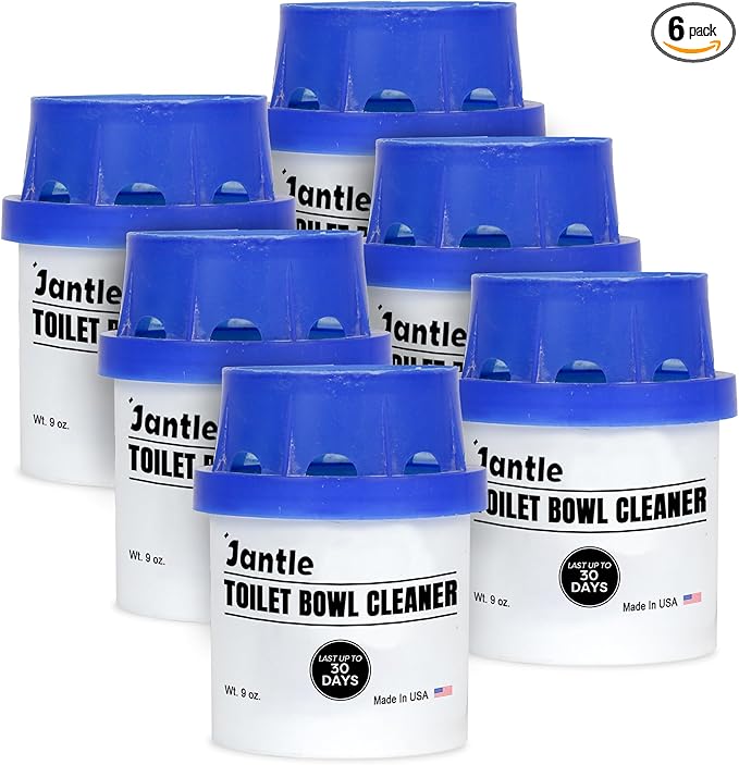 Toilet Bowl Cleaners, Automatic Toilet Bowl Cleaner Tablets, Long Lasting Toilet Cleaners for Inside The Bowl, In Tank Bowl Cleaner Easy To Use Toilet Tank Cleaner - 6 Months Supply - 6 Pack