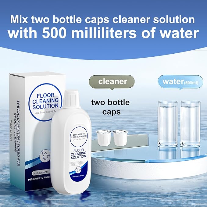 Floor Cleaner Solution Compatible With Tineco Cleaning Solution, The Deodorizing & Cleaning Liquid Suitable With All Wet & Dry Vacuum Mop Cleaner, Deep Cleans Low-Foam Delivers Clog Free,Pet Friendly