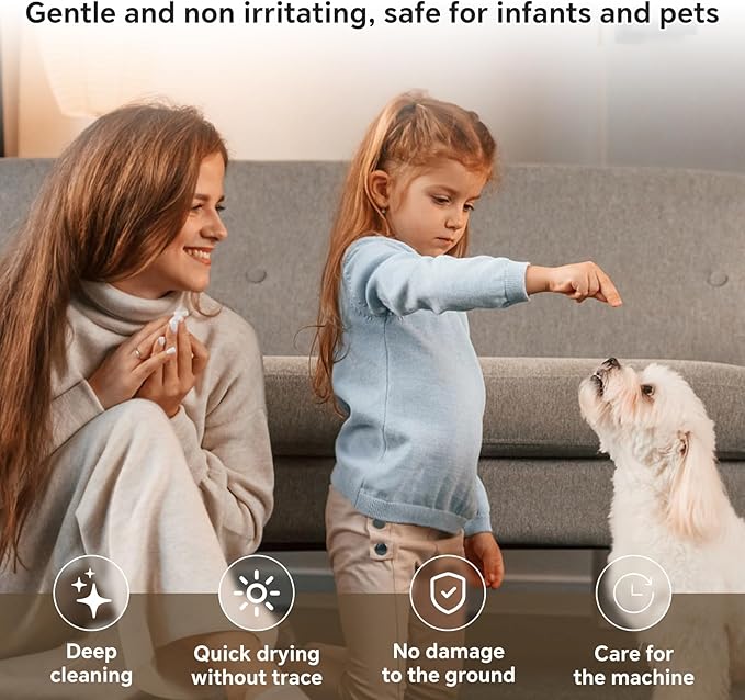 Fresh Floral Fragrance Deodorizing Solution Refill, Compatible for Tineco Cleaning Solution, Residue & Streak Free, Suitable for All Robot Vacuum Cleaners and Wireless Wet Dry Dual-Use Vacuum Cleaners