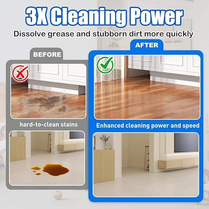 2L Floor Cleaner Compatible with Tineco Cleaning Solution,Multiple Hard Floors for All Robot Vacuums with Mopping and Wireless Wet Dry Dual-Use Vacuum Cleaners（4 Bottle ）