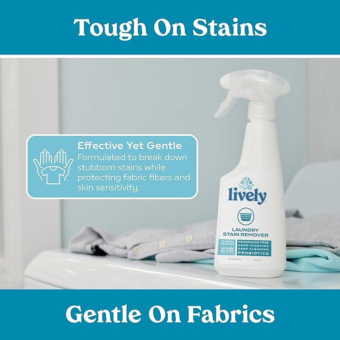 Lively Deep Clean & Stain Removal Bundle – Multi-Surface Degreaser and Laundry Stain Remover